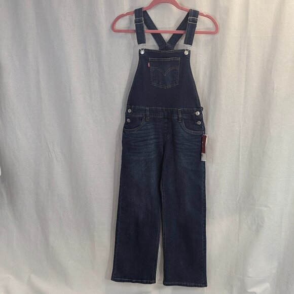 NWT Levi's Youth Size 14 Regular Shoe Cut Overalls - Picture 1 of 16